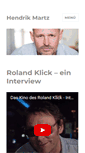 Mobile Screenshot of hendrikmartz.de